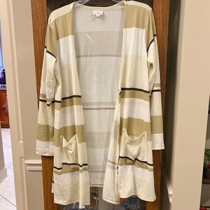LuLaRoe Beige Knit Cardigan